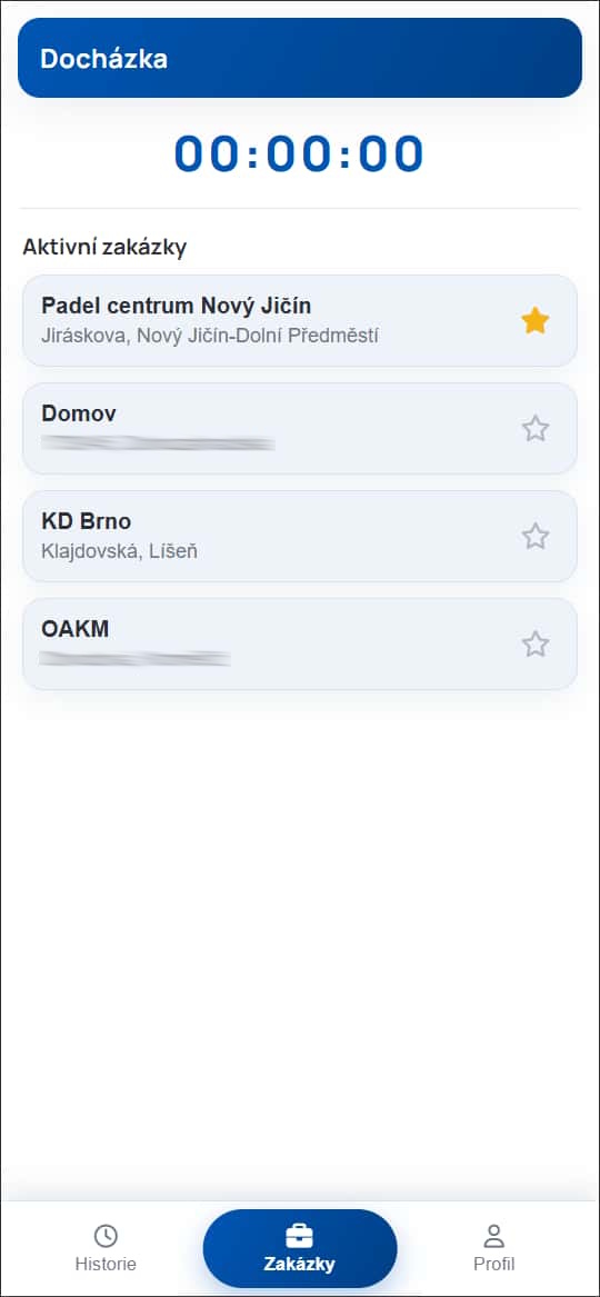 ELPAS mont - Správa docházky